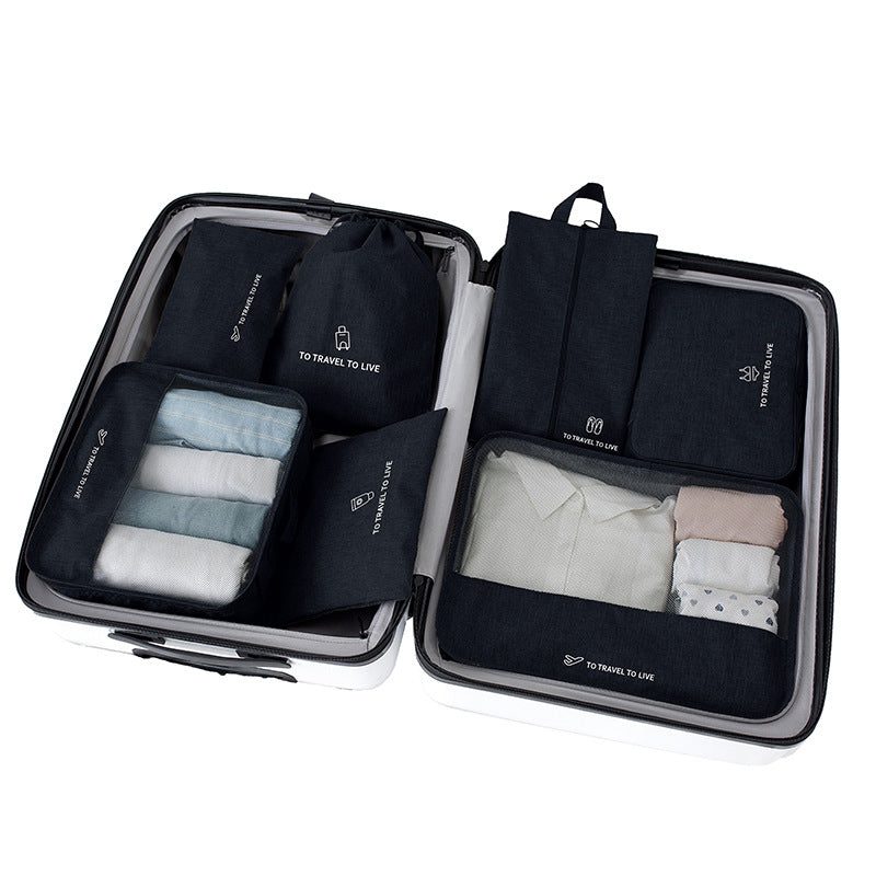 The Ultimate 7-Piece Luggage Organizer Kit.