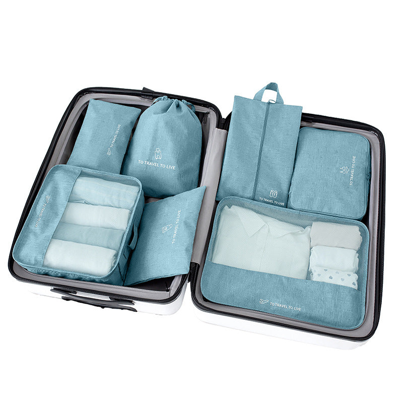 The Ultimate 7-Piece Luggage Organizer Kit.