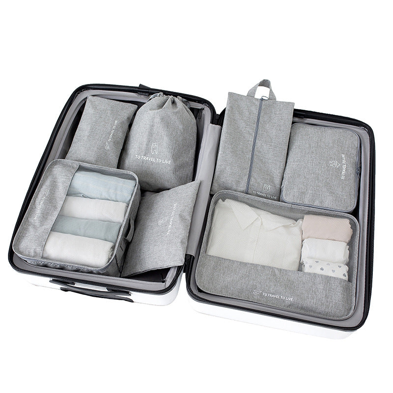 The Ultimate 7-Piece Luggage Organizer Kit.