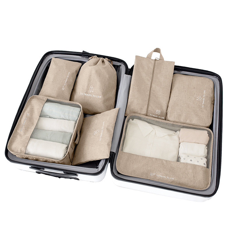 The Ultimate 7-Piece Luggage Organizer Kit.