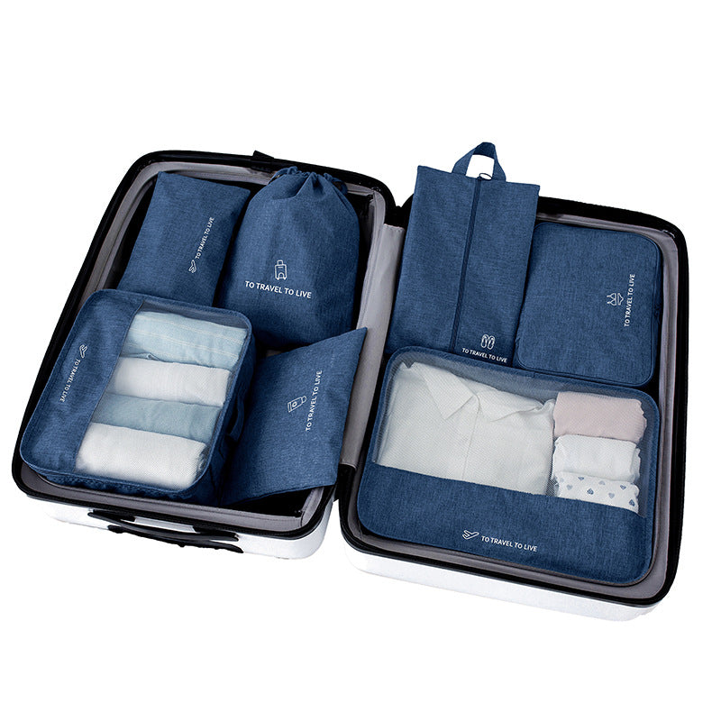 The Ultimate 7-Piece Luggage Organizer Kit.