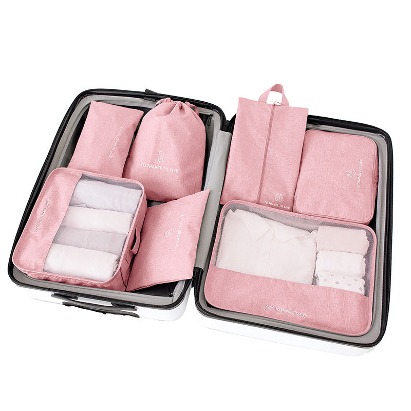 The Ultimate 7-Piece Luggage Organizer Kit.